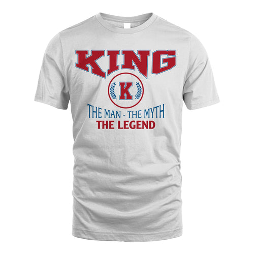 The Man The Myth The Legend Jet Style Shirt KING M1-9