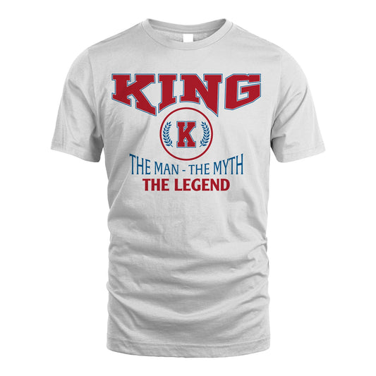 The Man The Myth The Legend Jet Style Shirt KING M1-9
