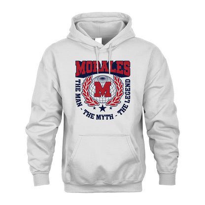 The Man The Myth The Legend Logo Shirt MORALES M1-30