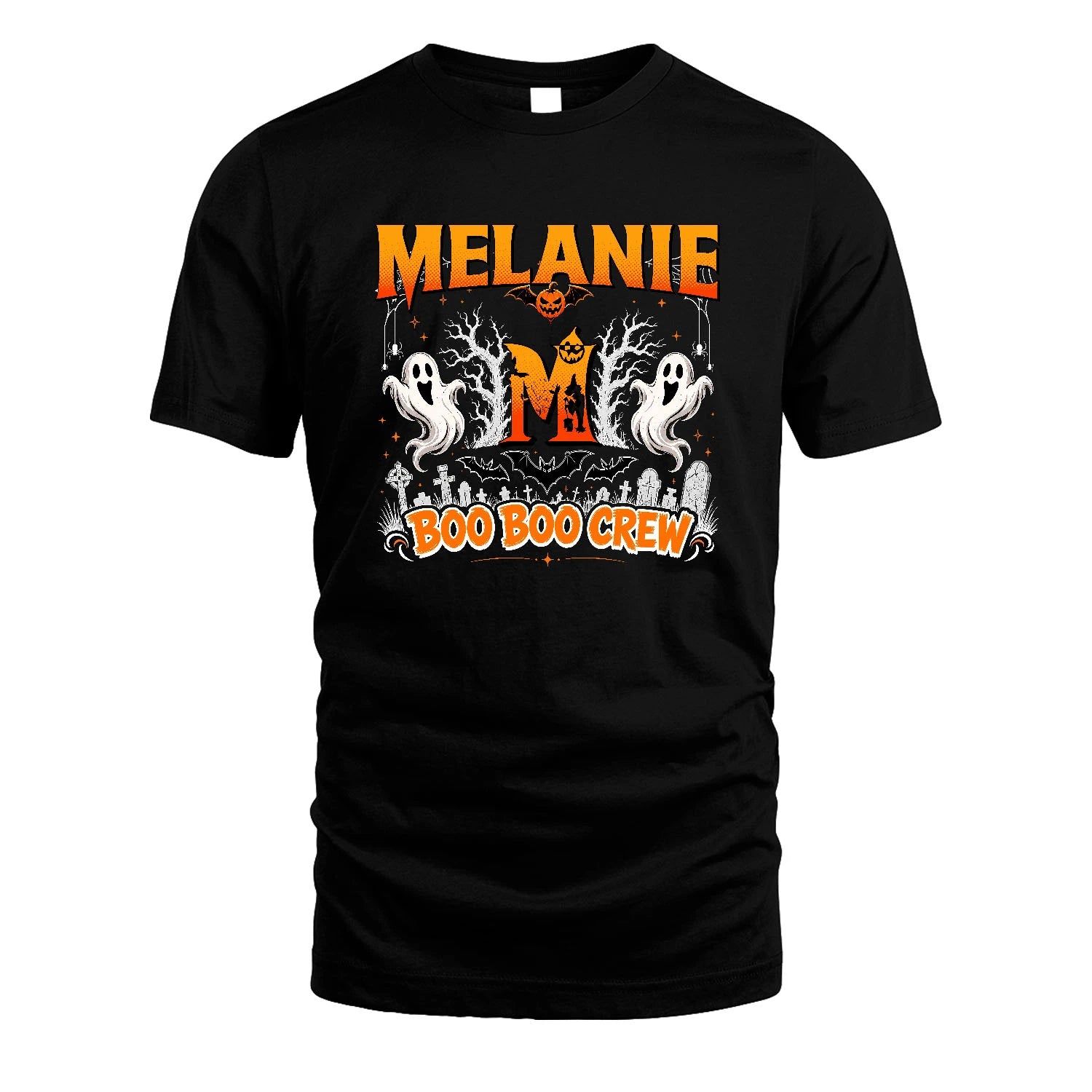 Boo Boo Crew Halloween Custom Name Shirt MELANIE M1-28