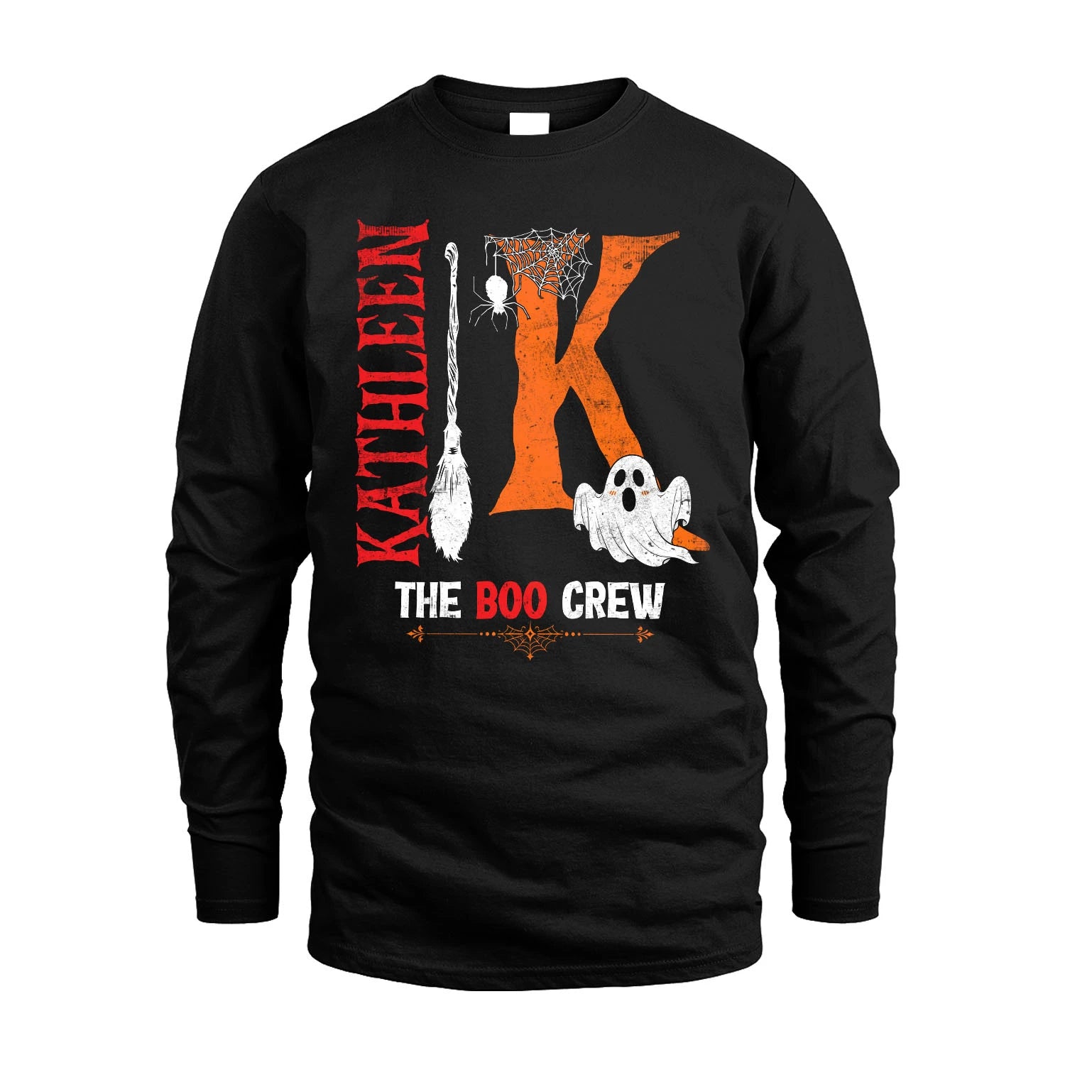 The Boo Crew Halloween With Your Name Shirt KATHLEEN M1-23
