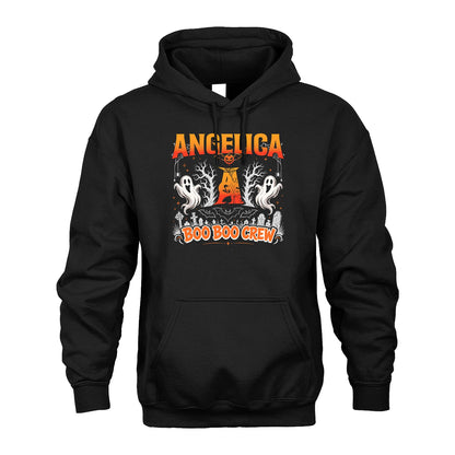 Boo Boo Crew Halloween Custom Name Shirt ANGELICA M1-28