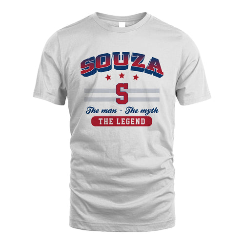 The Man The Myth The Legend With Your Name Shirt SOUZA M1-35