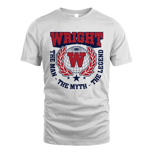 The Man The Myth The Legend Logo Shirt WRIGHT M1-30