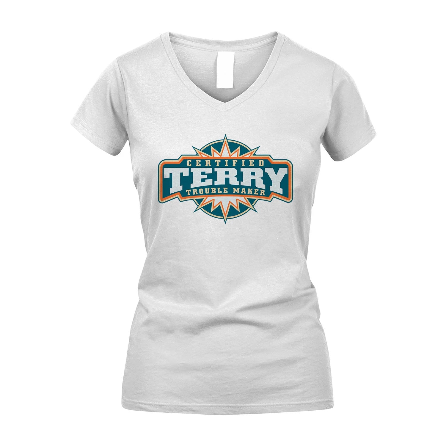 Certified Your Name Trouble Maker Shirt TERRY M1-36