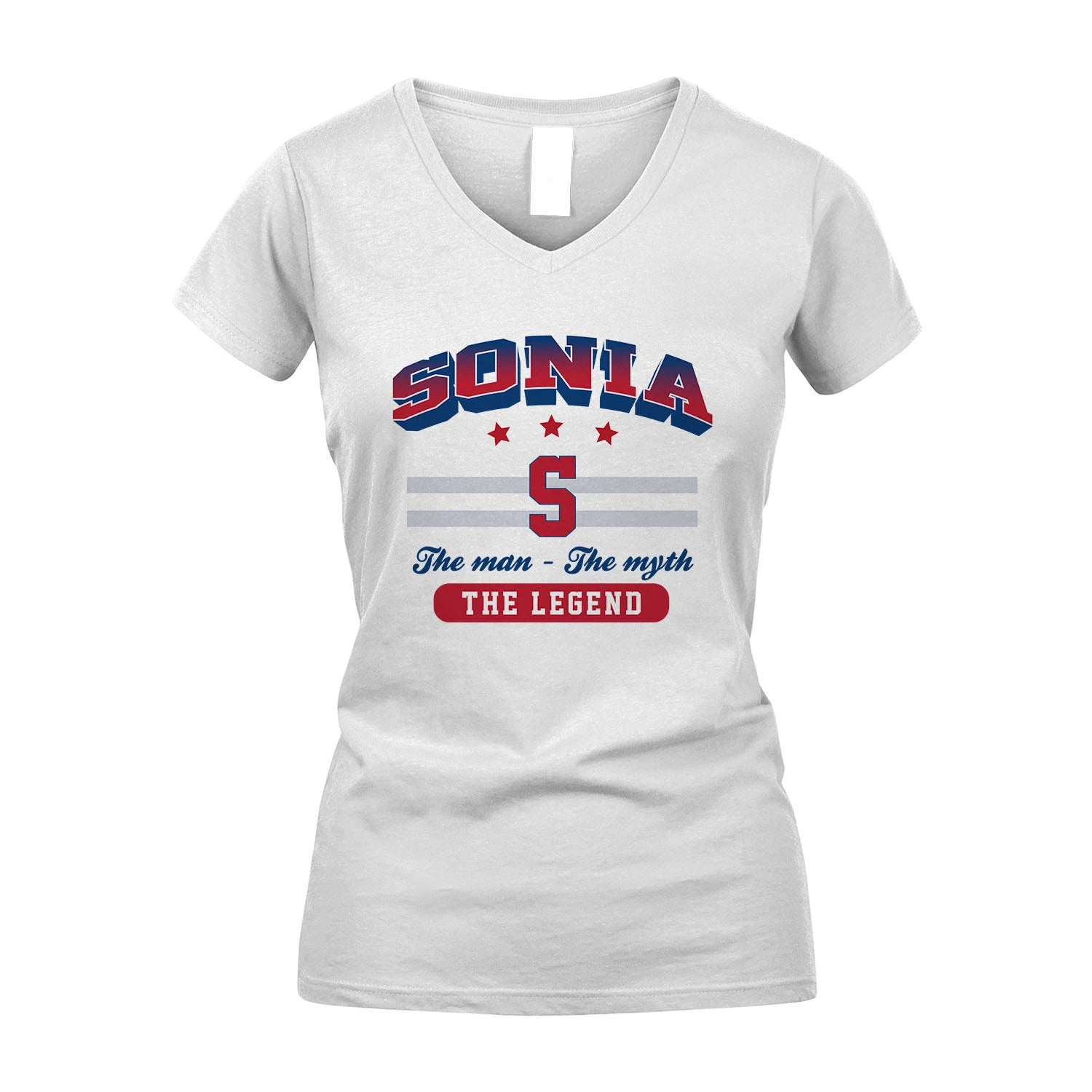 The Man The Myth The Legend With Your Name Shirt SONIA M1-35