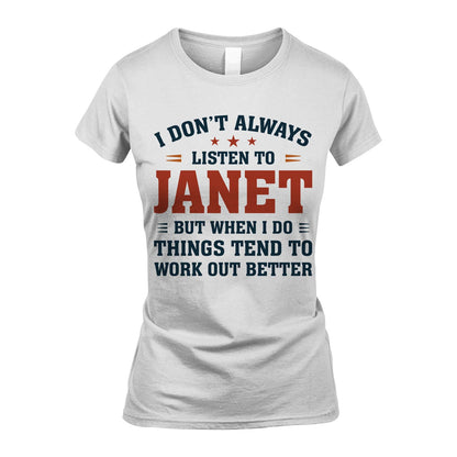 I Don't Always Listen To... JANET M1-2