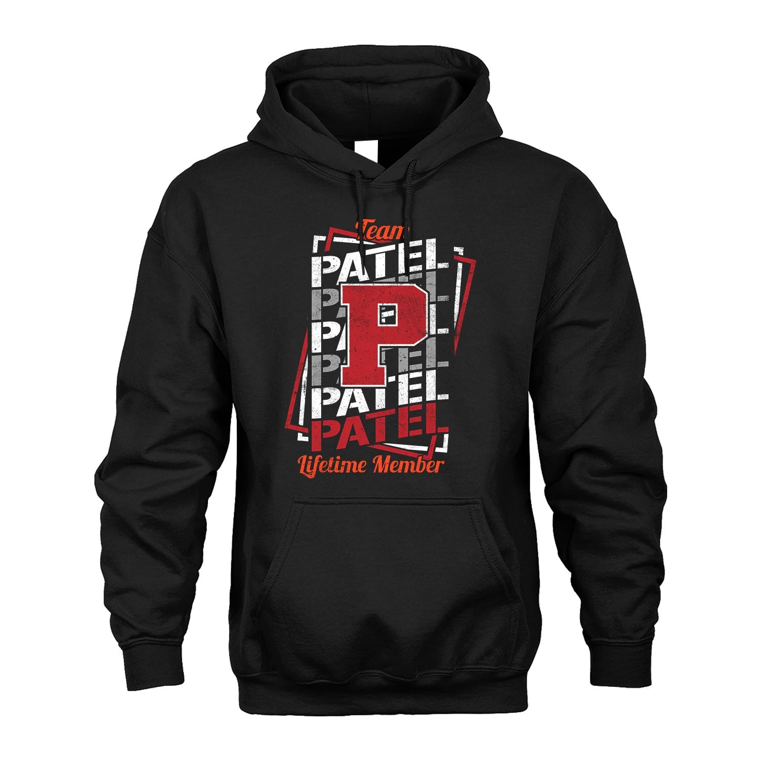 Team Your Name Lifetime Member Sporty Shirt PATEL M1-25