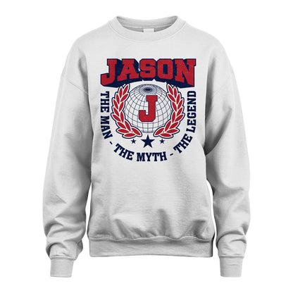The Man The Myth The Legend Logo Shirt JASON M1-30