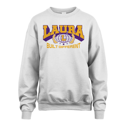 Your Name Built Different Sporty Shirt LAURA M1-32
