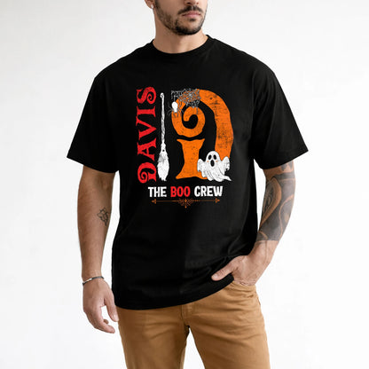 The Boo Crew Halloween With Your Name Shirt DAVIS M1-23