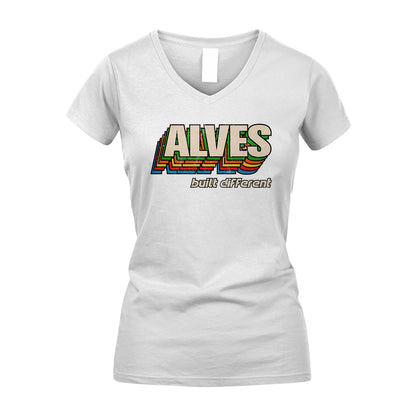 Your Name Built Different Retro Shirt ALVES M1-26