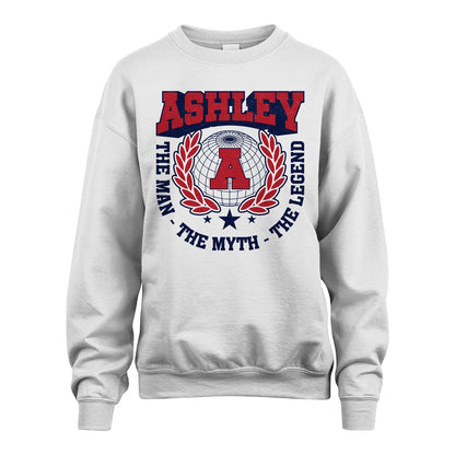 The Man The Myth The Legend Logo Shirt ASHLEY M1-30