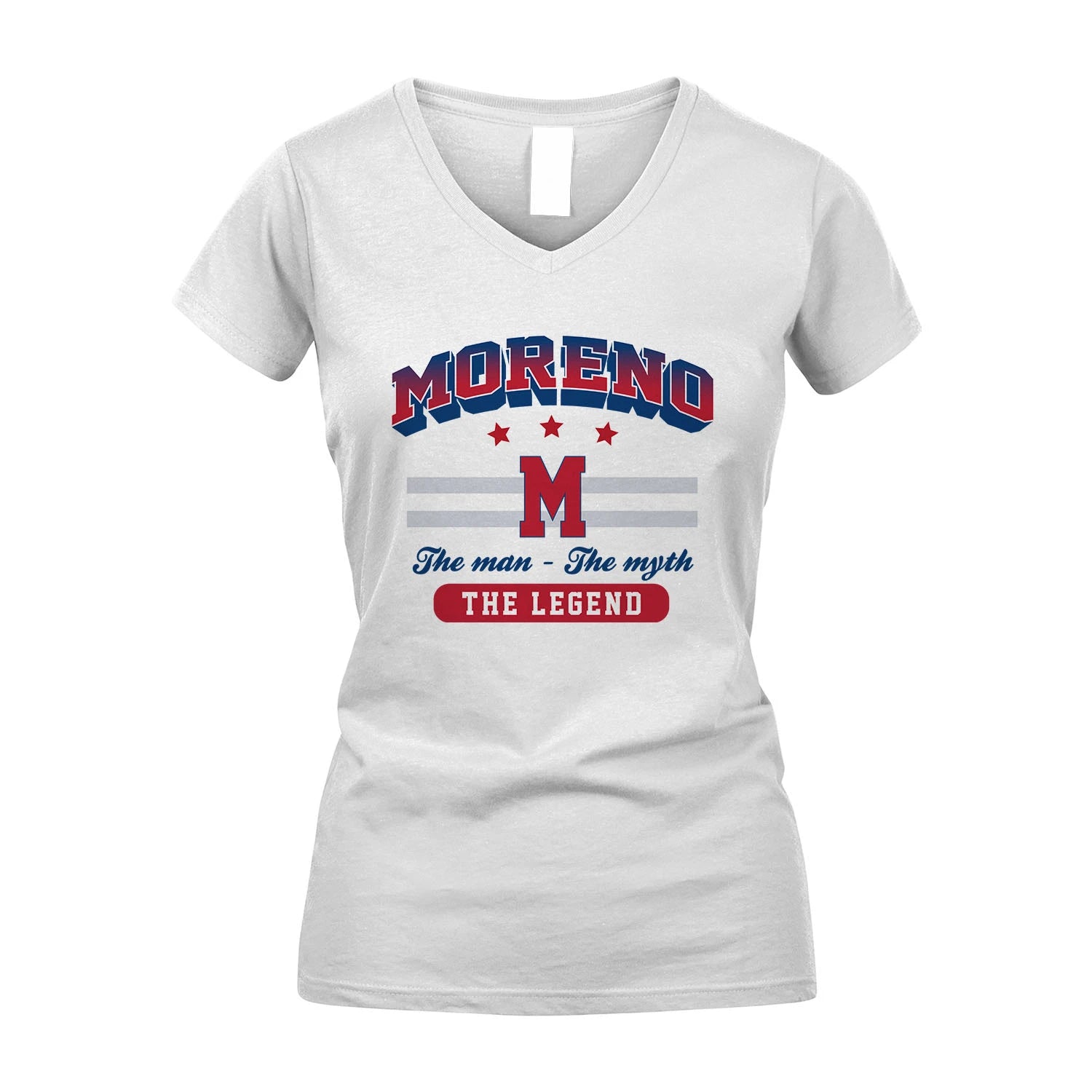 The Man The Myth The Legend With Your Name Shirt MORENO M1-35
