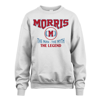 The Man The Myth The Legend Jet Style Shirt MORRIS M1-9