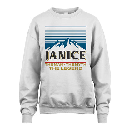The Man The Myth The Legend Vintage Mountain Shirt JANICE M1-19