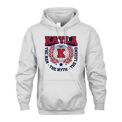 The Man The Myth The Legend Logo Shirt KAYLA M1-30
