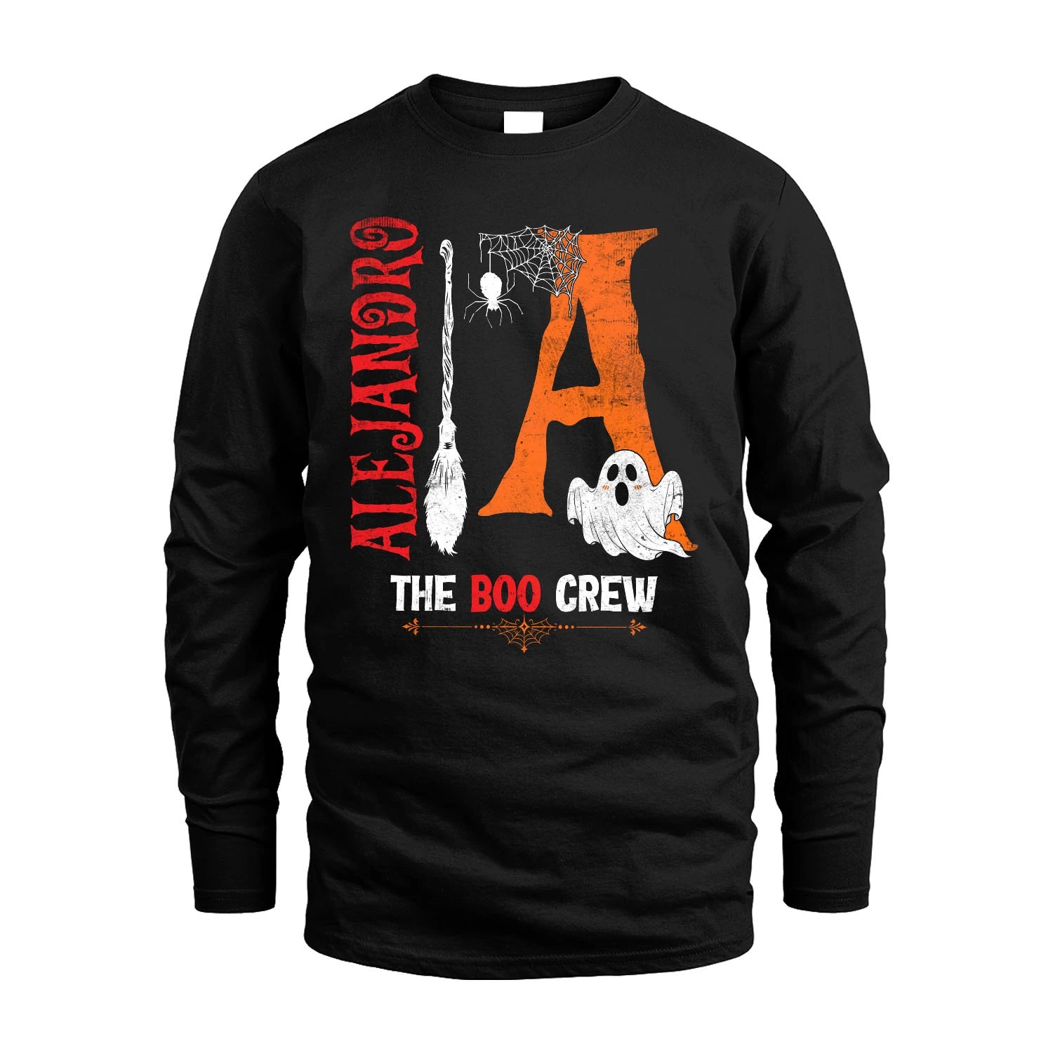 The Boo Crew Halloween With Your Name Shirt ALEJANDRO M1-23