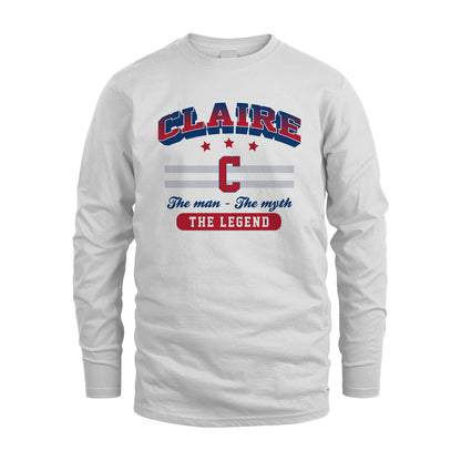 The Man The Myth The Legend With Your Name Shirt CLAIRE M1-35