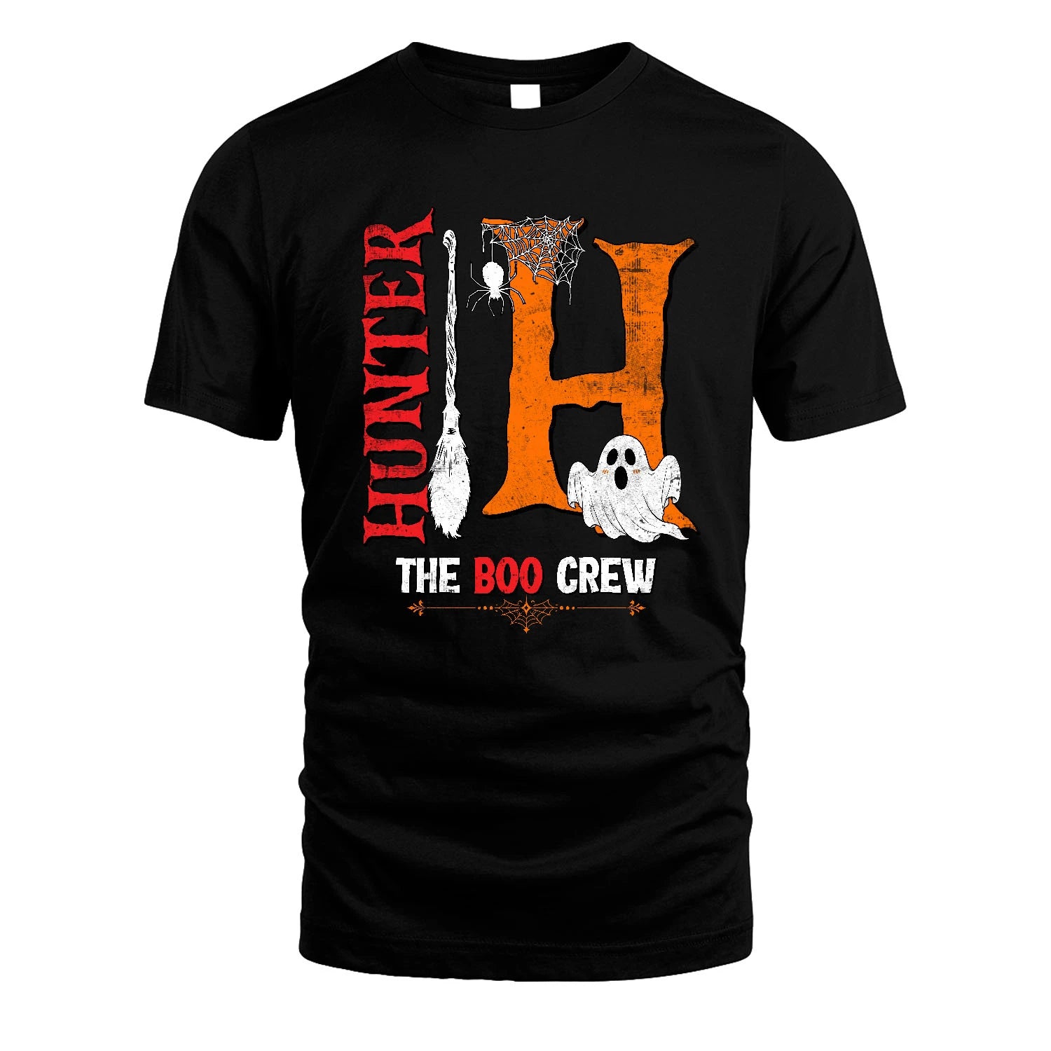 The Boo Crew Halloween With Your Name Shirt HUNTER M1-23