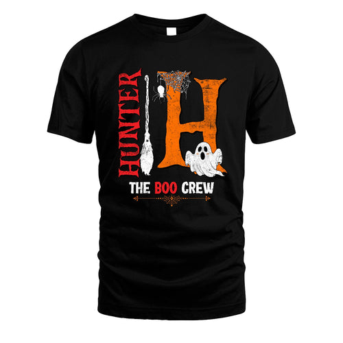 The Boo Crew Halloween With Your Name Shirt HUNTER M1-23