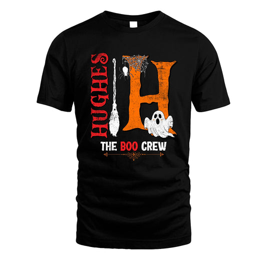 The Boo Crew Halloween With Your Name Shirt HUGHES M1-23