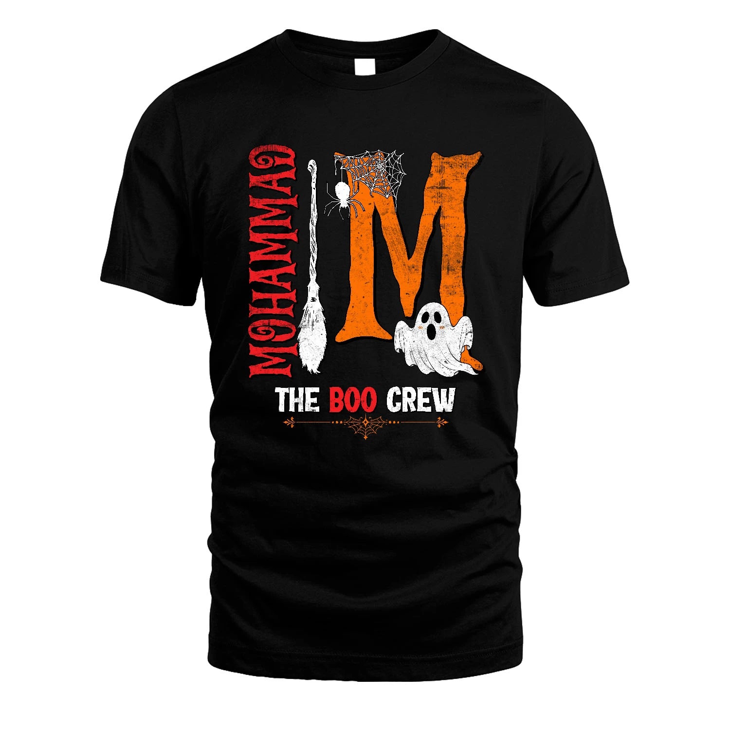 The Boo Crew Halloween With Your Name Shirt MOHAMMAD M1-23