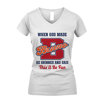 God Made Your Name Custom Shirt BRUNO M1-16