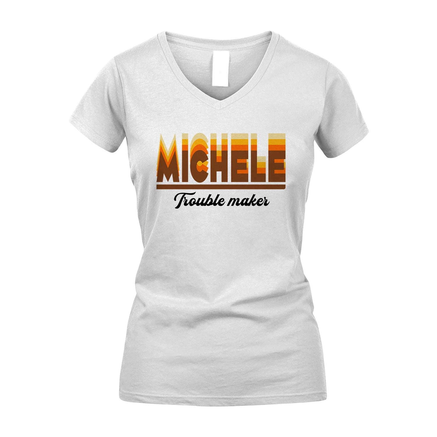 Your Name Trouble Maker Funny Shirt MICHELE M1-34