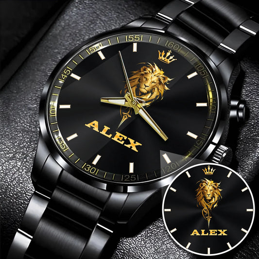 Golden King Lion Watch ALEX M1-W3