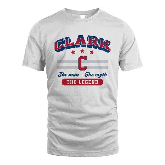The Man The Myth The Legend With Your Name Shirt CLARK M1-35