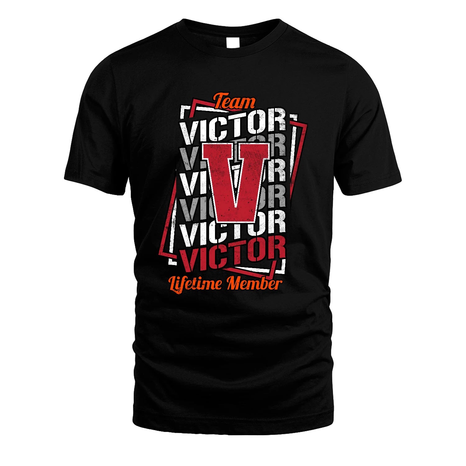 Team Your Name Lifetime Member Sporty Shirt VICTOR M1-25