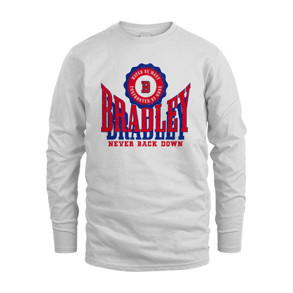 Your Name Never Back Down Shirt BRADLEY M1-33