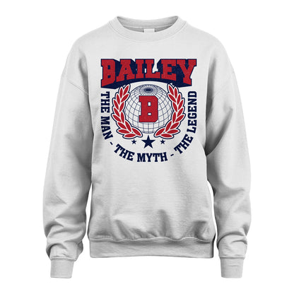 The Man The Myth The Legend Logo Shirt BAILEY M1-30
