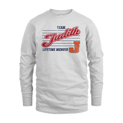 Team Your Name Lifetime Member Vintage Shirt JUDITH M1-24