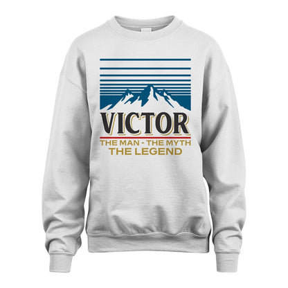 The Man The Myth The Legend Vintage Mountain Shirt VICTOR M1-19