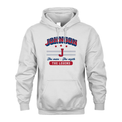The Man The Myth The Legend With Your Name Shirt JOHNSON M1-35