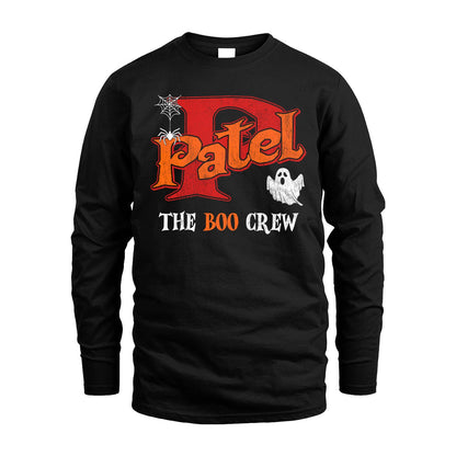 The Boo Crew Halloween Custom Name Shirt PATEL M1-22