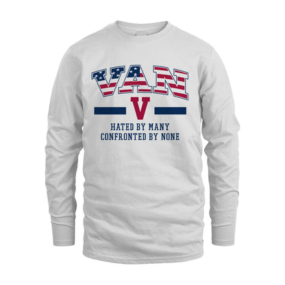 Hated By Many Confronted By None America Shirt VAN M1-10