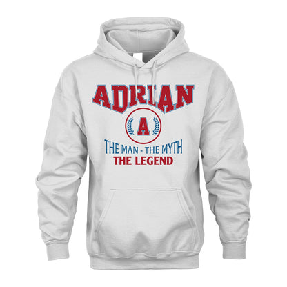The Man The Myth The Legend Jet Style Shirt ADRIAN M1-9