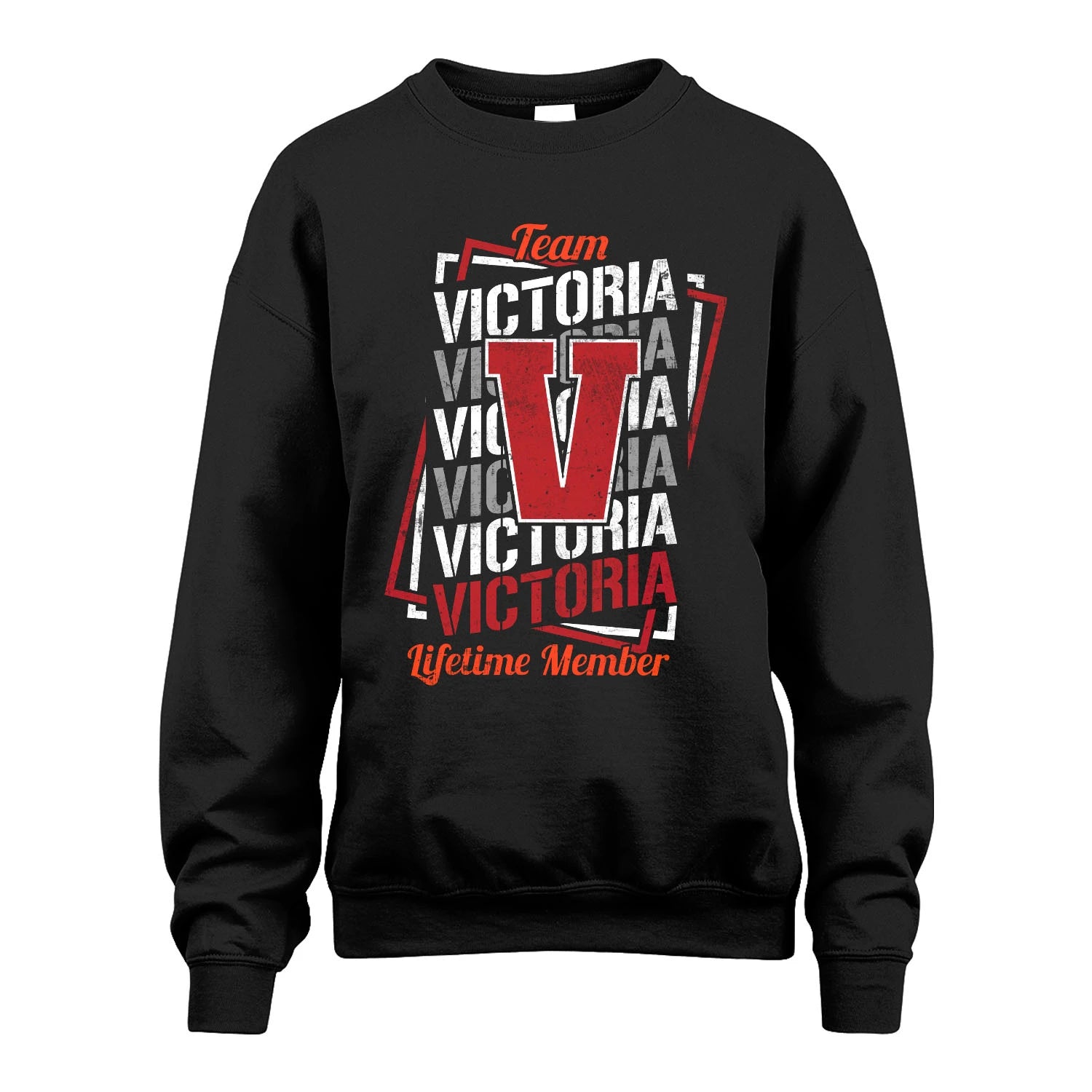 Team Your Name Lifetime Member Sporty Shirt VICTORIA M1-25