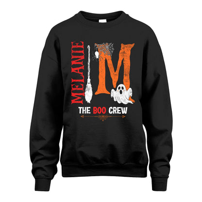 The Boo Crew Halloween With Your Name Shirt MELANIE M1-23