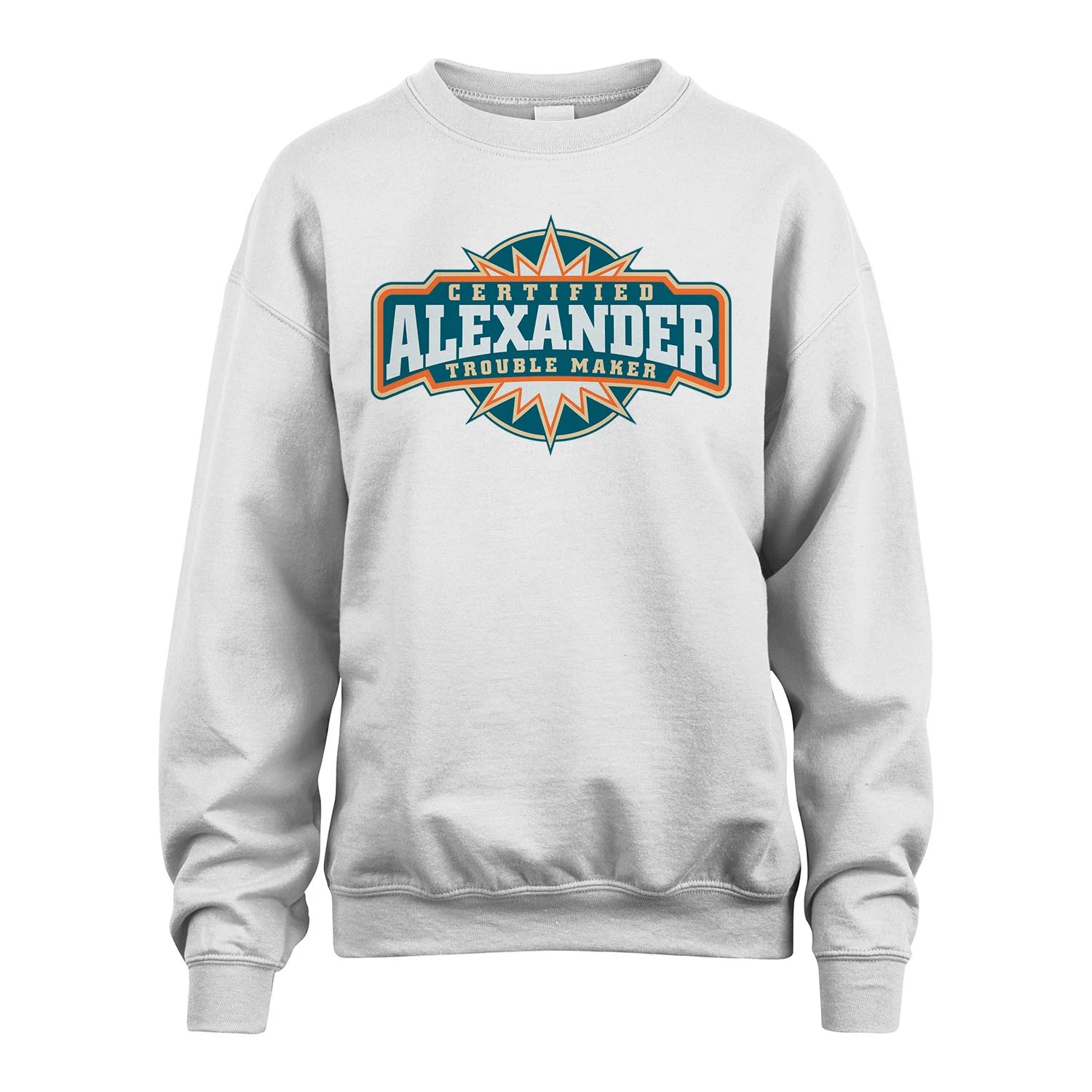 Certified Your Name Trouble Maker Shirt ALEXANDER M1-36