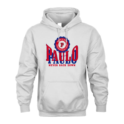 Your Name Never Back Down Shirt PAULO M1-33