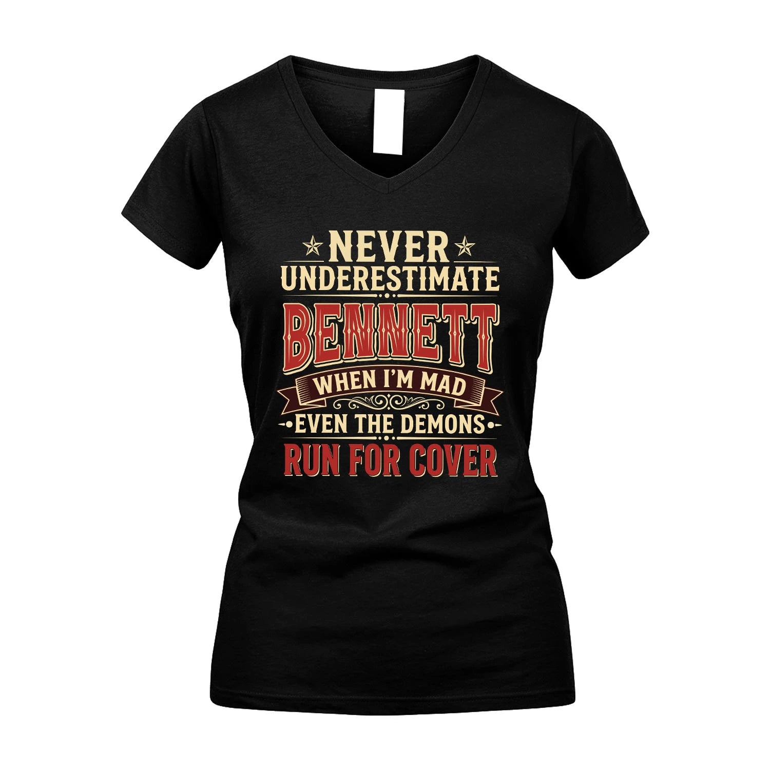 Never Underestimate When I'm Mad Shirt BENNETT M1-4