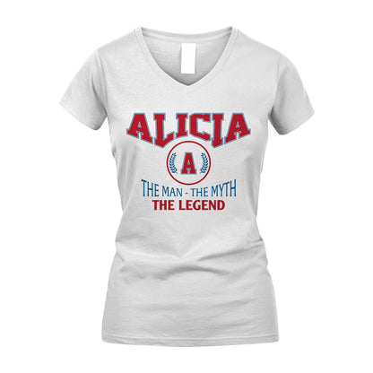 The Man The Myth The Legend Jet Style Shirt ALICIA M1-9