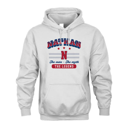 The Man The Myth The Legend With Your Name Shirt NATHAN M1-35