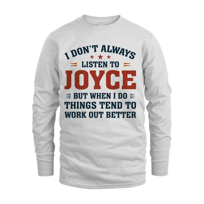 I Don't Always Listen To... JOYCE M1-2