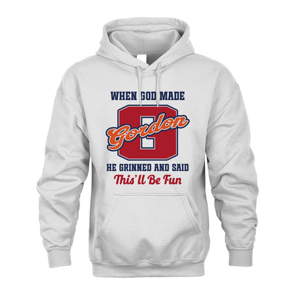 God Made Your Name Custom Shirt GORDON M1-16