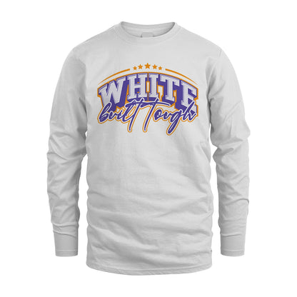Built Tough Custom Name Shirt WHITE M1-40